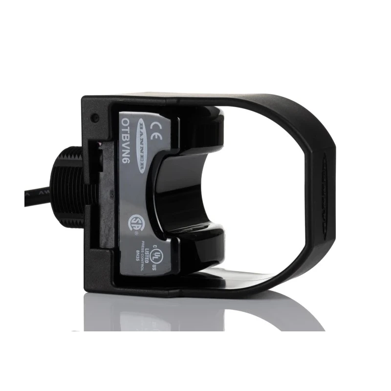 Banner Push Button Switch, Momentary, Panel Mount, 30.2 mm Cutout, SPDT Contact, Red LED, IP66, 30 V OTBVN6