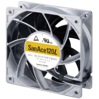 Sanyo Denki San Ace 9LG Series Axial Fan 12V DC 38.4W 3.2A 420m³/h 120mm 38mm 9LG1212P1G001