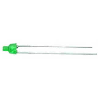 Kingbright 2 mm Through Hole 2.5 V 62.5 mW Green LED L-1034GDT