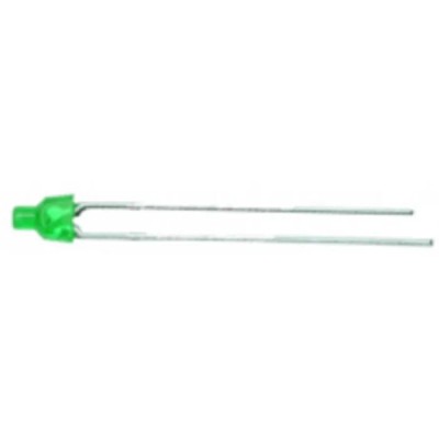 Kingbright 2 mm Through Hole 2.5 V 62.5 mW Green LED L-1034GDT