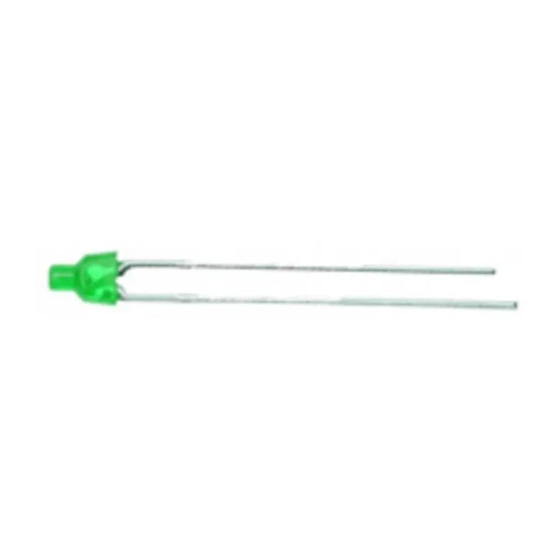 Kingbright 2 mm Through Hole 2.5 V 62.5 mW Green LED L-1034GDT