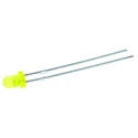 Kingbright 2.5 V Yellow LED 3 mm (T-1) Through Hole L-1154YD