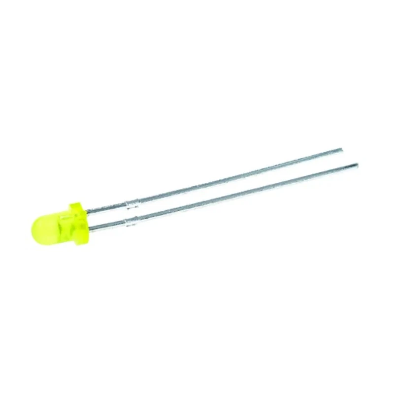 Kingbright 2.5 V Yellow LED 3 mm (T-1) Through Hole L-1154YD