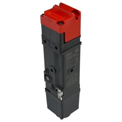 Omron Solenoid Interlock Switch 24V DC, 4.8W Power to Unlock, Metal Housing, IP67 Rated D4SL-N