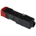 Omron Solenoid Interlock Switch 24V DC, 4.8W Power to Unlock, Metal Housing, IP67 Rated D4SL-N