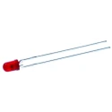 Kingbright 2.5 V Red 3 mm (T-1) Through Hole LED Diffused Lens L-132XID