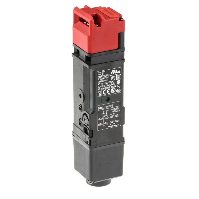 Omron Solenoid Interlock Switch D4SL-N Series Power to Lock 24V DC 4.8W Metal Housing IP67 