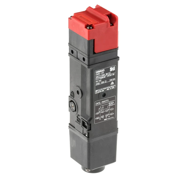Omron Solenoid Interlock Switch D4SL-N Series Power to Lock 24V DC 4.8W Metal Housing IP67 