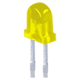 Kingbright Yellow Rectangular Through Hole LED 2.5 V, 140 mA, 10 mcd, Diffused Lens L-169XYD
