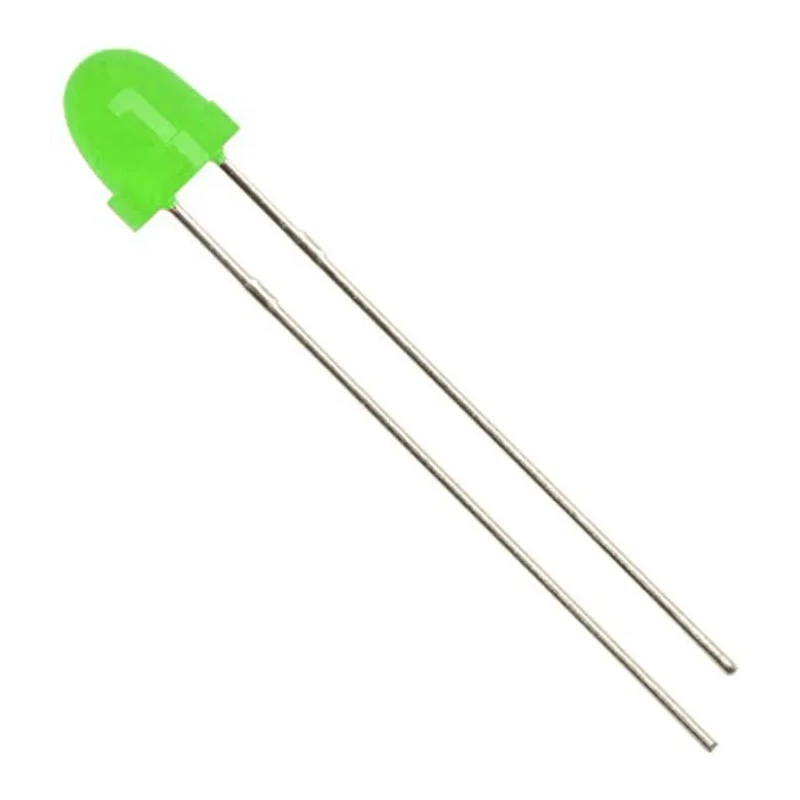 Kingbright 2.5 V Green LED T-1 3/4 (5 mm) Through Hole L-63GD