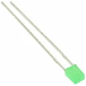 Kingbright 2.5 V Green LED Rectangular Through Hole L-914GDT