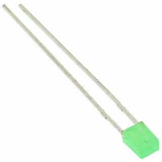 Kingbright 2.5 V Green LED Rectangular Through Hole L-914GDT