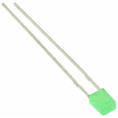 Kingbright 2.5 V Green LED Rectangular Through Hole L-914GDT