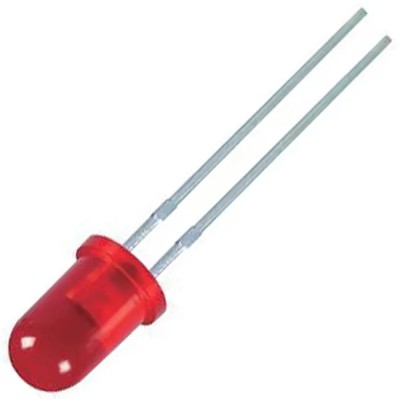 Kingbright 2.5 V Red 3 mm (T-1) Through Hole LED Diffused Lens L-937IID