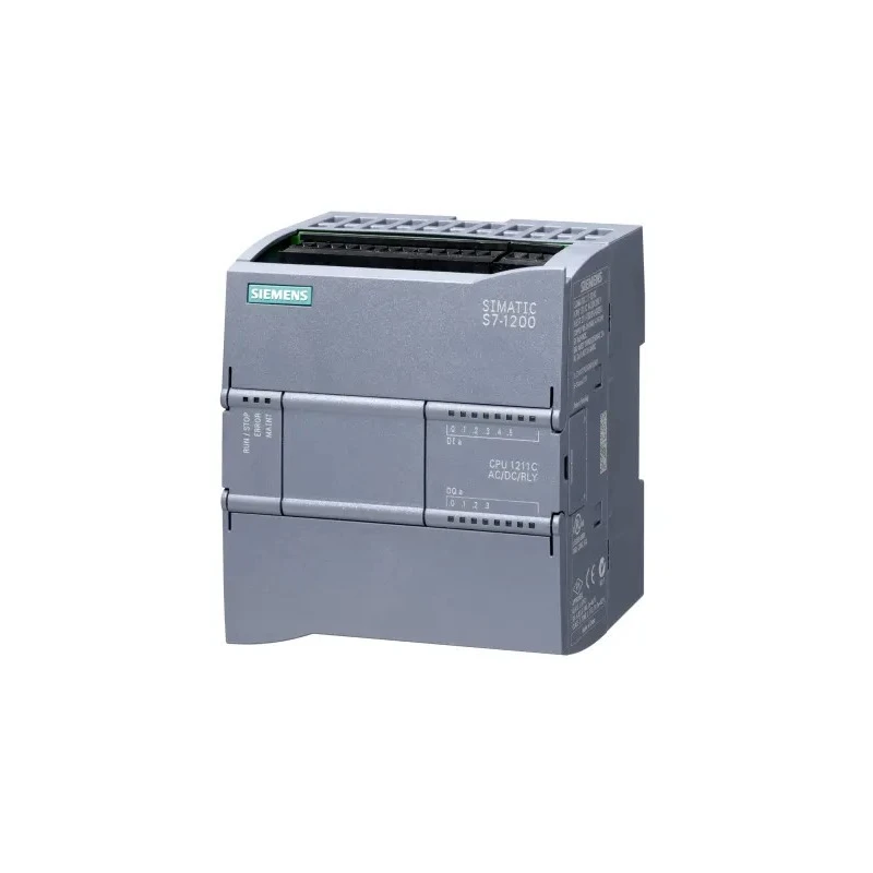 Siemens SIMATIC S7-1200 Series PLC CPU, 6-Input Analogue Digital Input, 4 Digital Relay Outputs, 230V AC 6ES7211-1BE40-0XB0