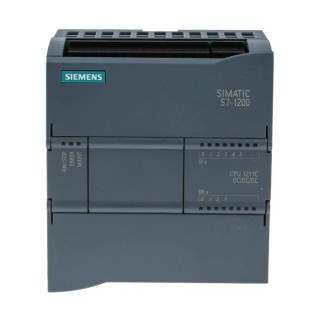 Siemens SIMATIC S7-1200 Series PLC CPU with 6 Digital and Analogue Inputs, 4 Digital Transistor Outputs 6ES7211-1AE40-0XB0