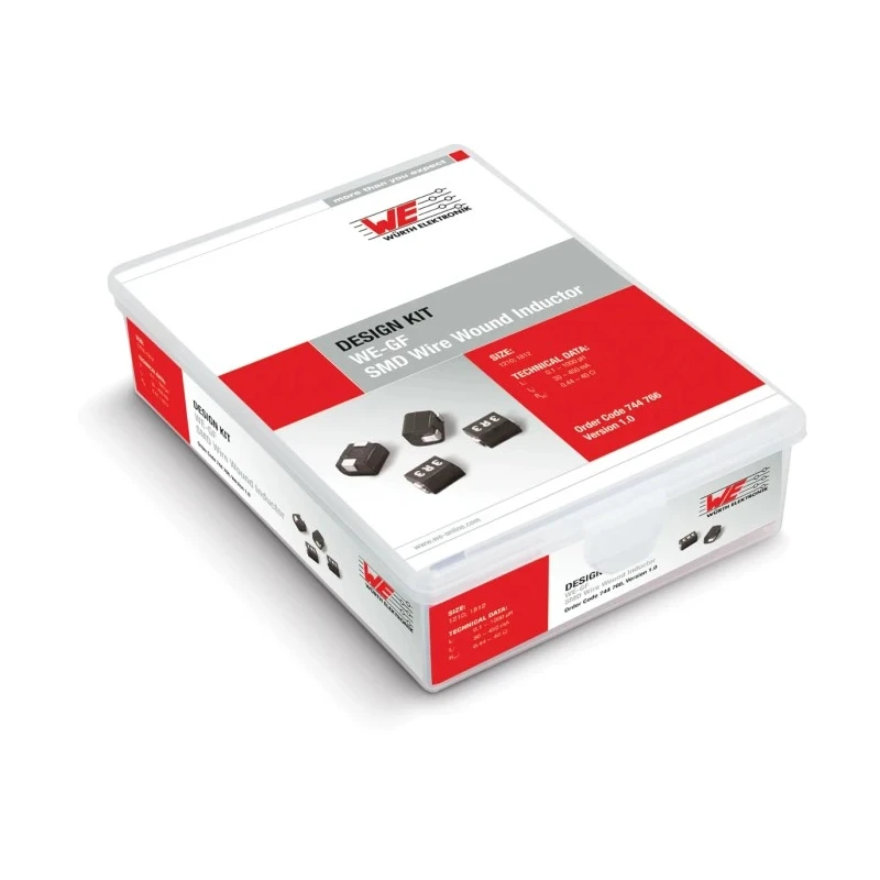 Wurth Elektronik WE-GF SMD Wire Wound Inductor RF Choke Inductor Kit, 32 Pieces 744766