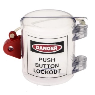 RS PRO Clear 1-Lock Push Button Lockout ABS Polycarbonate Shackle Diameter 7.25mm 862-5228