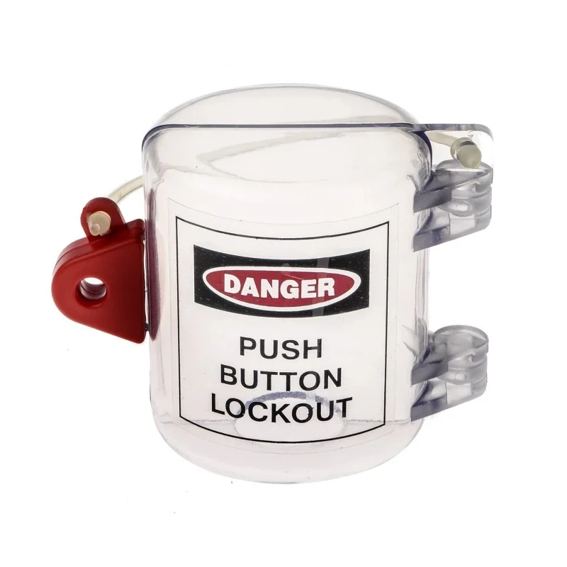 RS PRO Clear 1-Lock Push Button Lockout ABS Polycarbonate Shackle Diameter 7.25mm 862-5228