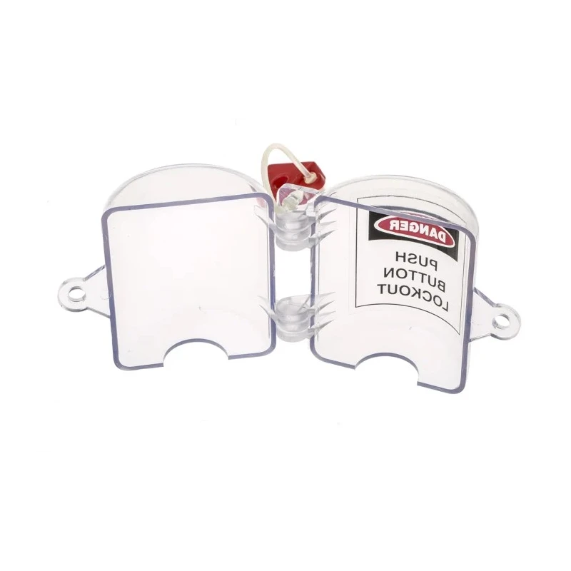 RS PRO Clear 1-Lock Push Button Lockout ABS Polycarbonate Shackle Diameter 7.25mm 862-5228