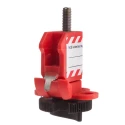 RS PRO Black, Red 1-Lock Lockout Nylon Glass Filled Stainless Steel Nylon Conventional Miniature Circuit Breaker 862-5238