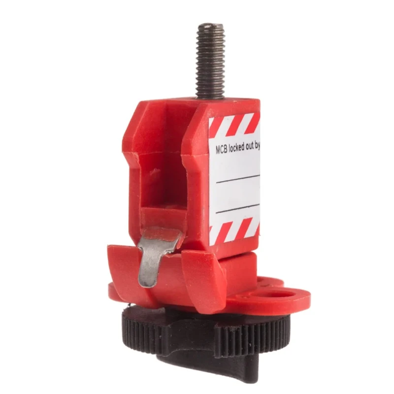 RS PRO Black, Red 1-Lock Lockout Nylon Glass Filled Stainless Steel Nylon Conventional Miniature Circuit Breaker 862-5238