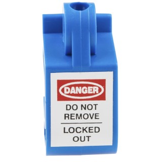 RS PRO Blue 1-Lock Lockout ABS Universal Miniature Circuit Breaker Lockout 8mm 862-5206