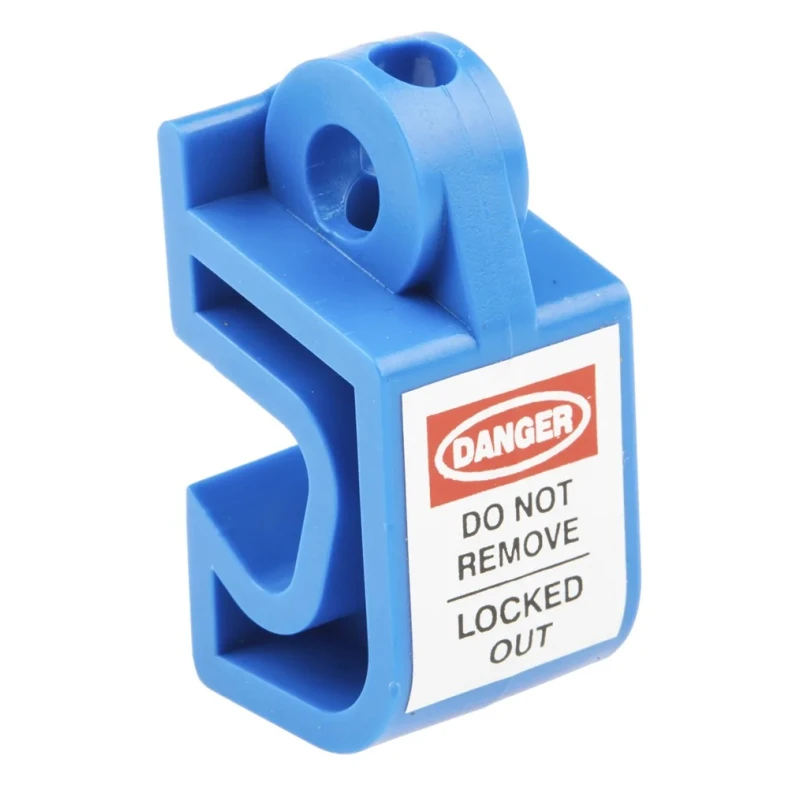RS PRO Blue 1-Lock Lockout ABS Universal Miniature Circuit Breaker Lockout 8mm 862-5206