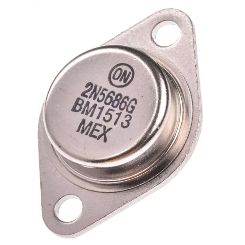 onsemi Transistor NPN Power 50 A 80 V TO-204 Through Hole 2-Pin 2N5686G