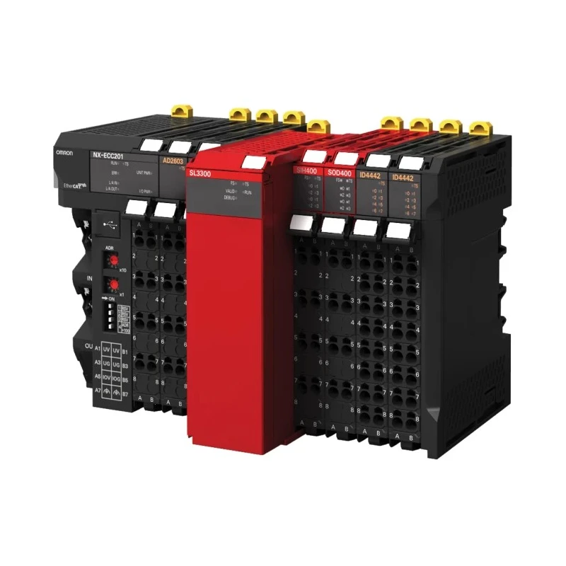 Omron NX Series Safety Communication Module with DIN Rail Mount, 20.4 V dc / 28.8 V dc, 1.6 W Power NX-EIC202