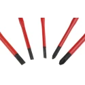 Facom Insulated Pozidriv and Slotted Screwdriver Set 5-Piece ESD Safe ATD.J5TVEPB