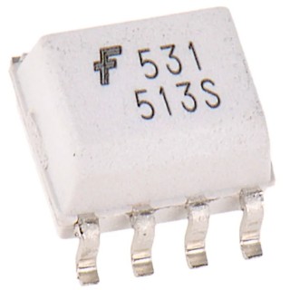onsemi DC Input 2-Channel Transistor Output Surface Mount Optocoupler 8-Pin SOIC HCPL0531R2