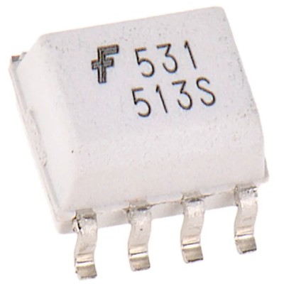 onsemi DC Input 2-Channel Transistor Output Surface Mount Optocoupler 8-Pin SOIC HCPL0531R2