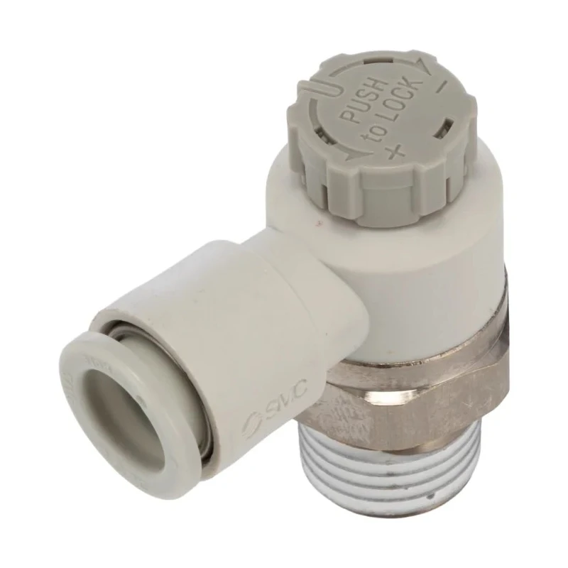 SMC AS Series Flow Controller R Tube 1 MPa Max Pressure Nylon Body Adjustable Pressure AS2201F-02-08SA