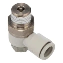 SMC AS Series Flow Controller R Tube 1 MPa Max Pressure Nylon Body Adjustable Pressure AS2201F-02-08SA