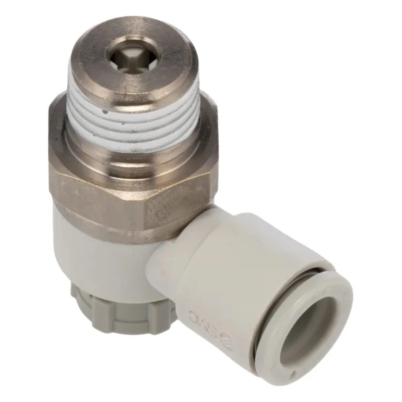 SMC AS Series Flow Controller R Tube 1 MPa Max Pressure Nylon Body Adjustable Pressure AS2201F-02-08SA