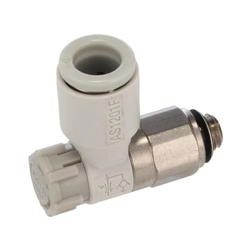 SMC AS Series Pneumatic Flow Controller Metric Threaded Inlet M5 x 0.8 Male, Tube Outlet 6mm, Operating AS1201F-M5-06A