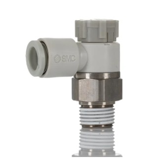 SMC Pneumatic Flow Controller AS Series 6mm Tube Outlet R 1/8 Male Inlet 0.1-1 MPa Operating Pressure AS2201F-01-06SA
