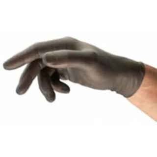 Ansell Grey Nitrile Disposable Gloves Chemical Resistant Powder-Free Food Safe 0.12mm Thickness 100 Gloves 240mm 93250100