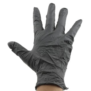 Ansell TouchNTuff 92-670 Grey Nitrile Disposable Gloves Food Safe 0.12mm Thickness 240mm Length 100 Gloves Pack 93250090