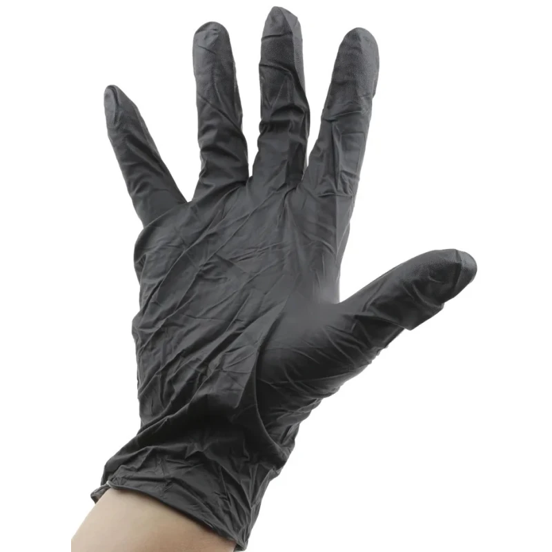 Ansell TouchNTuff 92-670 Grey Nitrile Disposable Gloves Food Safe 0.12mm Thickness 240mm Length 100 Gloves Pack 93250090
