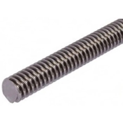 RS PRO Lead Screw, 14 mm Shaft Diameter, 1000 mm Shaft Length, Trapezoidal Thread, Stainless Steel 862-5310