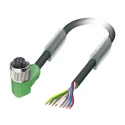 Phoenix Contact Female 8 way M12 to Unterminated Sensor Actuator Cable, 5 m, Polyurethane Jacket, 30V, IP65 IP67 IP68 1522642