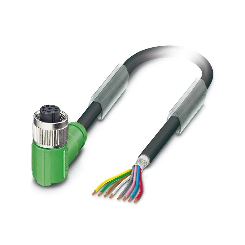 Phoenix Contact Female 8 Way M12 to 8 Way Unterminated Sensor Actuator Cable 5m 30V 1522930