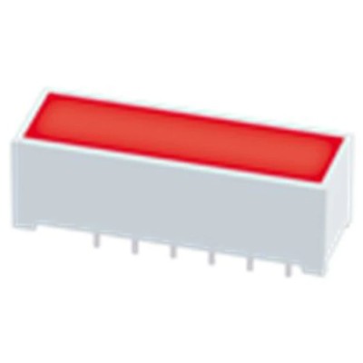 Kingbright Red Light Bar LED Display Through Hole 19.9mm x 6.8mm 620mcd DF-3SURKD