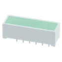 Kingbright Light Bar LED Display Green 570nm Dominant Wavelength, 2.1V Forward Voltage, 75mW Power Dissipation DF-3CGKD