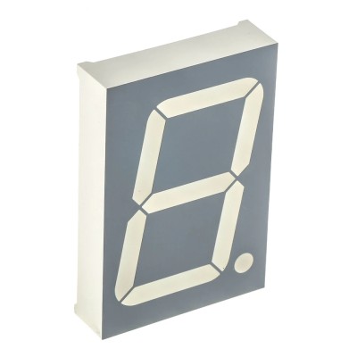 Kingbright 1 Digit 7 Segment LED Display Red Anode 630nm Wavelength 44.5 mm Character Height SA18-11SURKWA