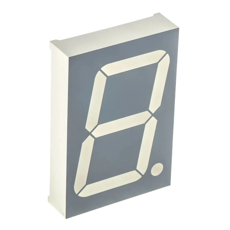 Kingbright 1 Digit 7 Segment LED Display Red Anode 630nm Wavelength 44.5 mm Character Height SA18-11SURKWA