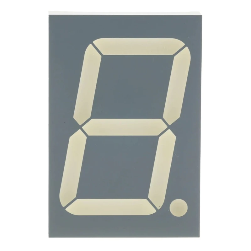 Kingbright 1 Digit 7 Segment LED Display Red Anode 630nm Wavelength 44.5 mm Character Height SA18-11SURKWA