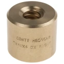 RS PRO 4 mm Cylindrical Bronze Nut For Lead Screw 16 mm 32 mm Length 1 Thread Start 862-5351
